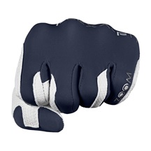 Zoom Weather Herren Handschuh, weiss/dunkelblau