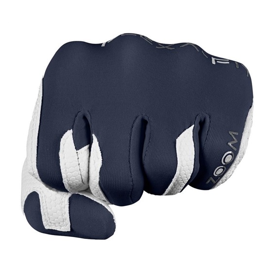 Zoom Weather Herren Handschuh, weiss/dunkelblau