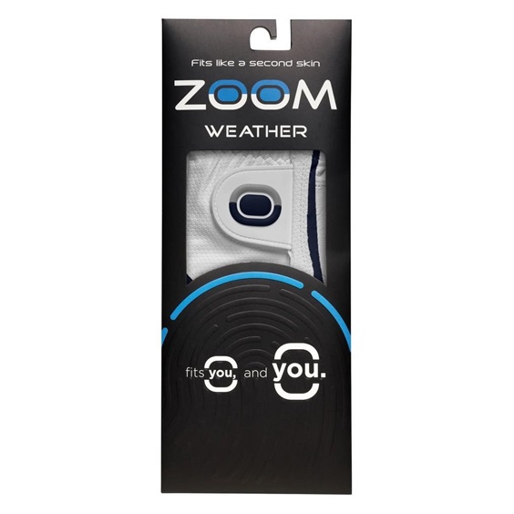 Zoom Weather Herren Handschuh, weiss/dunkelblau