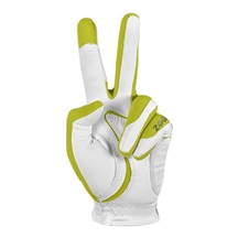 Zoom Weather Herren Handschuh, weiss/limette