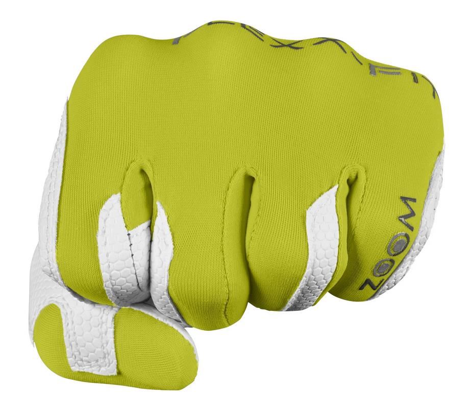 Zoom Weather Herren Handschuh, weiss/limette