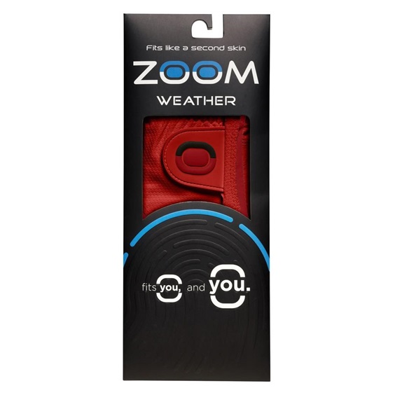 Zoom Weather Herren Handschuh, rot