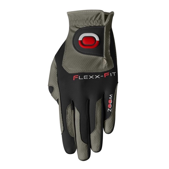 Zoom Weather Damen Handschuh, grau/schwarz/rot