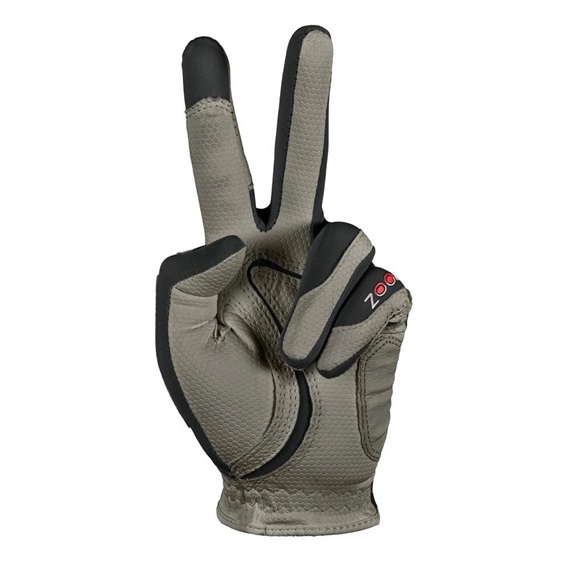 Zoom Weather Damen Handschuh, grau/schwarz/rot