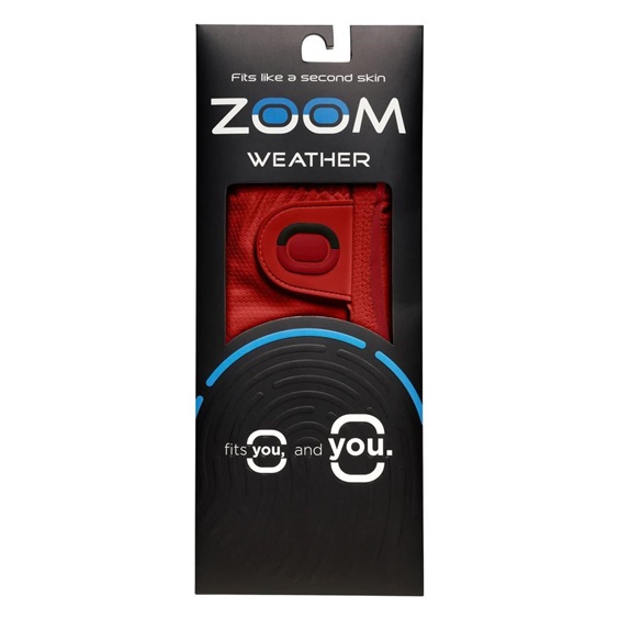 Zoom Weather Damen Handschuh, rot