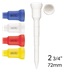Lignum Tee Plastiktees 72mm, 12Stk., farbe mischen