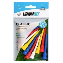 Lignum Tee Plastiktees 72mm, 12Stk., farbe mischen
