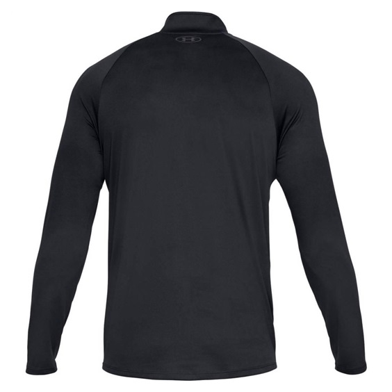 Under Armour Tech 2.0 1/2 Zip Herren Poloshirt, schwarz/grau