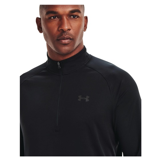 Under Armour Tech 2.0 1/2 Zip Herren Poloshirt, schwarz/grau