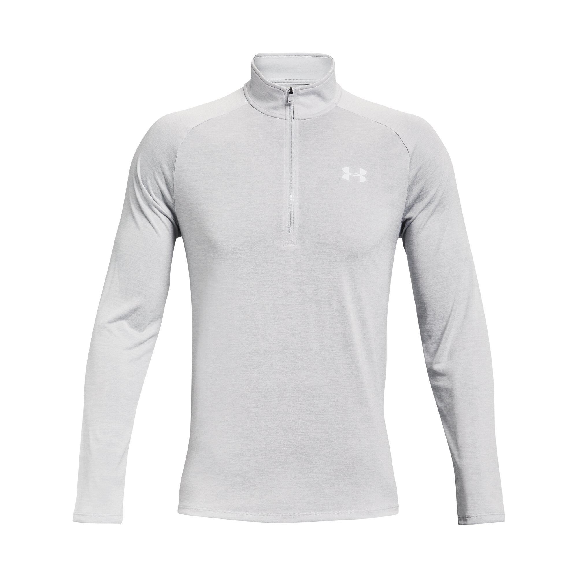 Under Armour Tech 2.0 1/2 Zip Herren Poloshirt, grau
