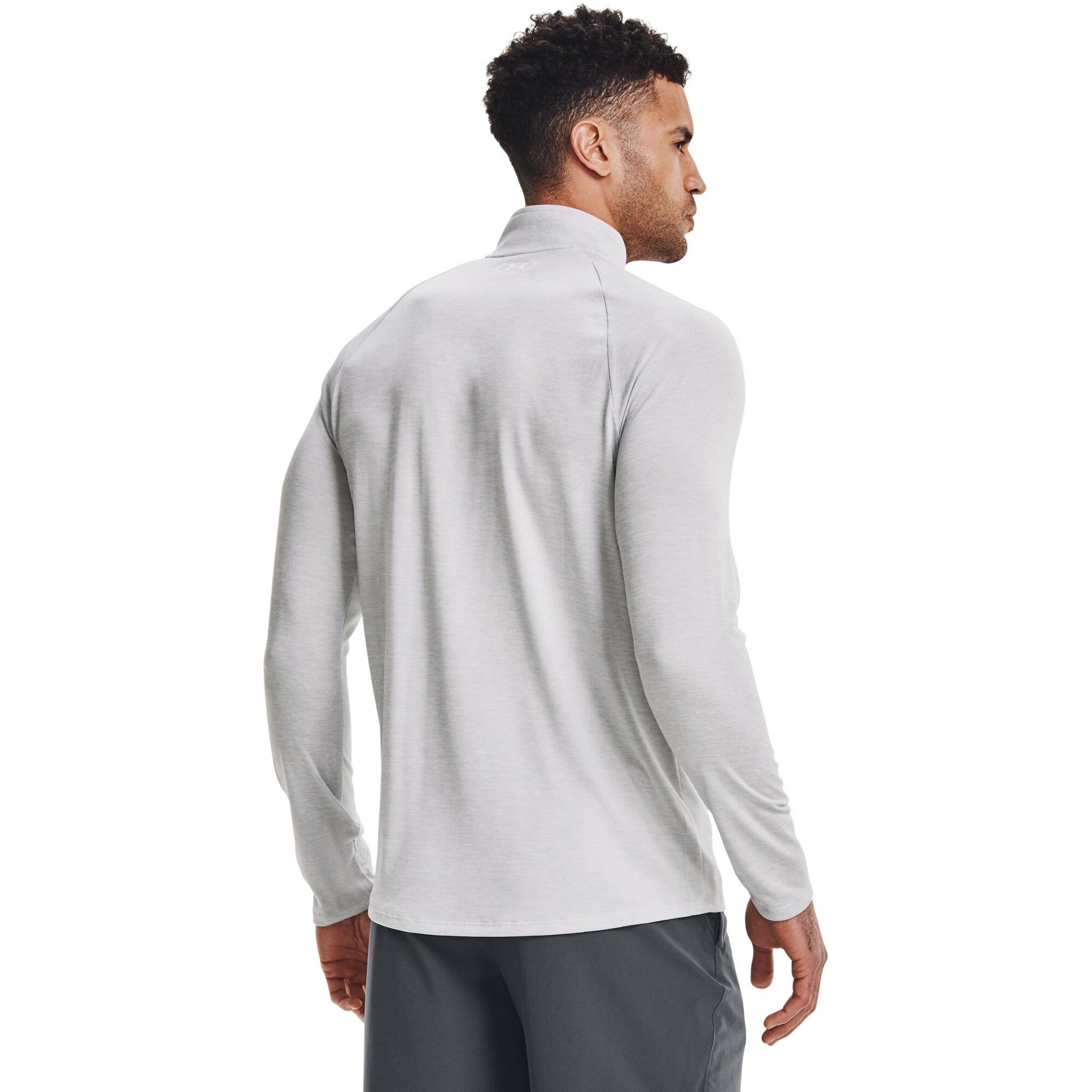 Under Armour Tech 2.0 1/2 Zip Herren Poloshirt, grau