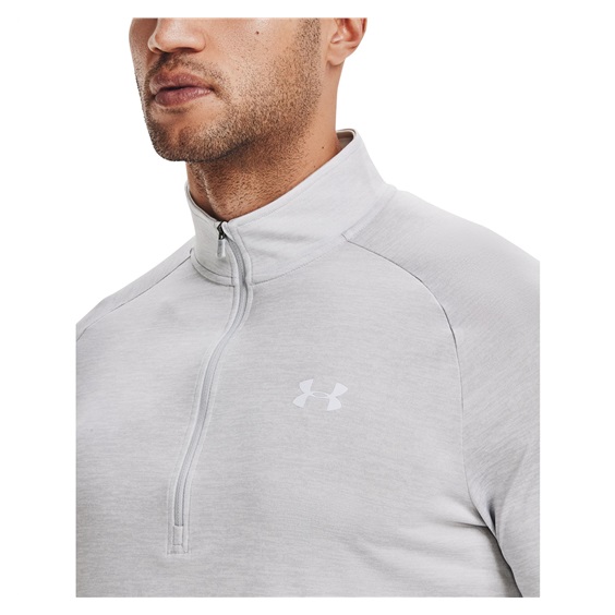 Under Armour Tech 2.0 1/2 Zip Herren Poloshirt, grau