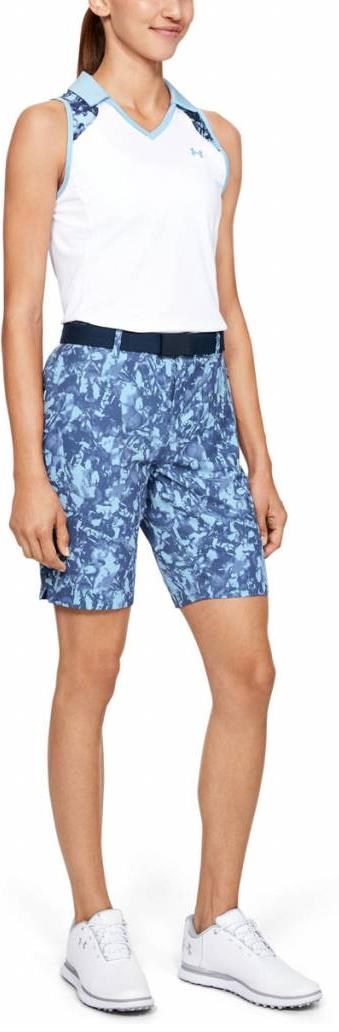 Under Armour Links Printed Damen Golf Shorts, blau