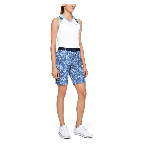 Under Armour Links Printed Damen Golf Shorts, blau