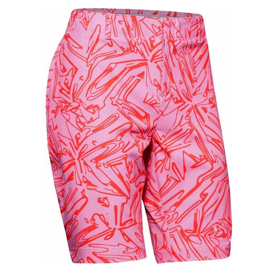 Under Armour Links Printed Damen Golf Shorts, rosa