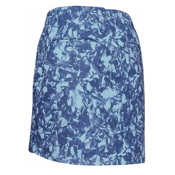 Under Armour Links Woven Printed Skort Damen Golfrock, blau
