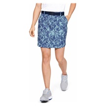 Under Armour Links Woven Printed Skort Damen Golfrock, blau