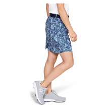 Under Armour Links Woven Printed Skort Damen Golfrock, blau
