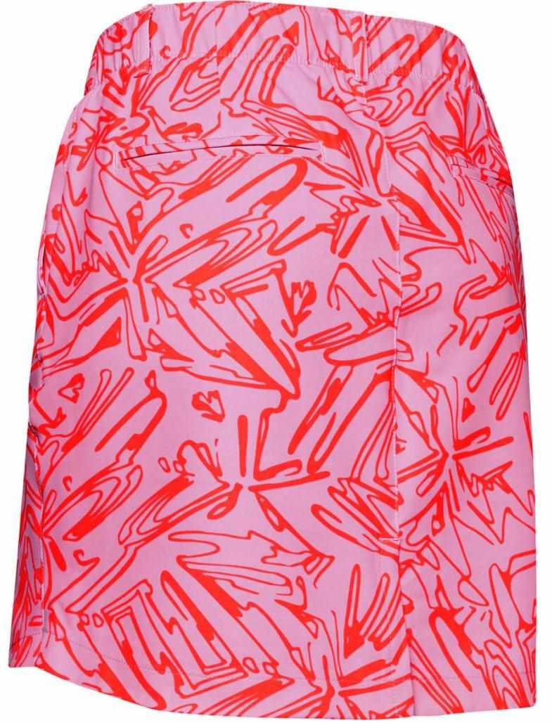Under Armour Links Woven Printed Skort Damen Golfrock, rosa