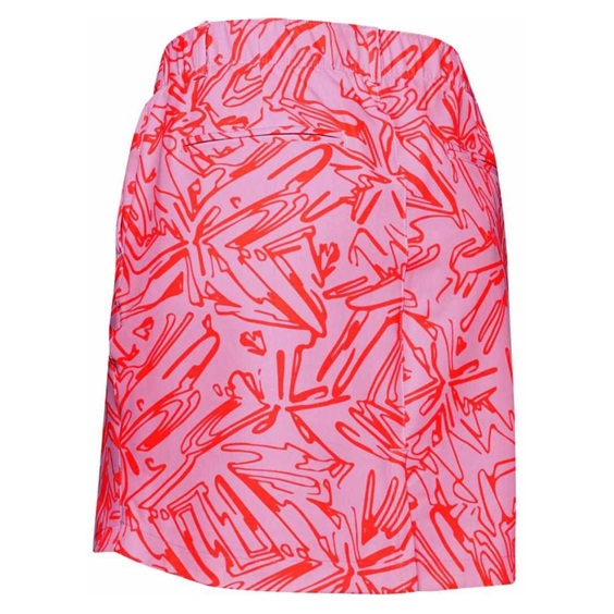 Under Armour Links Woven Printed Skort Damen Golfrock, rosa
