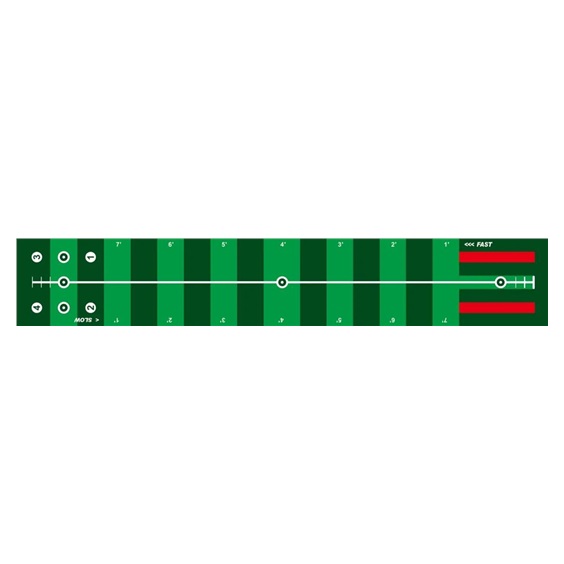 Longridge 4 Speed Track Puttingmatte, 3m