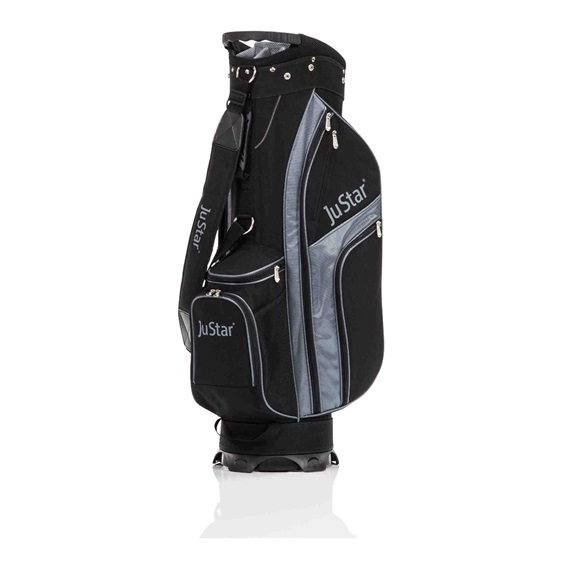 JuStar 9" Cartbag, schwarz