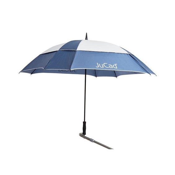 JuCad Golfschirm Windproof mit Schirmstift 68", blau/silber