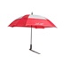JuCad Golfschirm Windproof mit Schirmstift 68", rot/silber