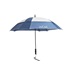 JuCad Teleskop-Golfschirm 68" Windproof mit Schirmstift, blau/silber