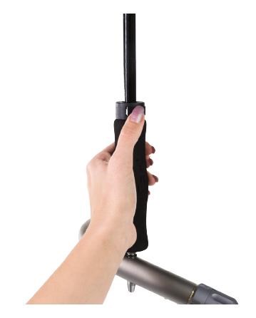JuCad Golfschirm Automatik, schwarz