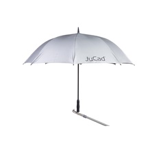 JuCad Golfschirm UV Automatik, silber