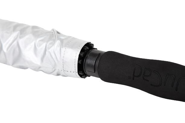 JuCad Golfschirm UV Automatik, silber