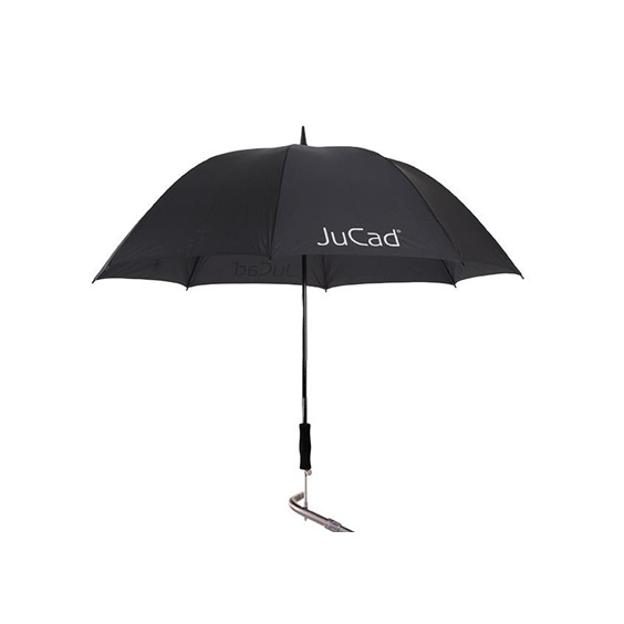 uCad Teleskop-Golfschirm 68" Automatik mit Schirmstift, schwarz