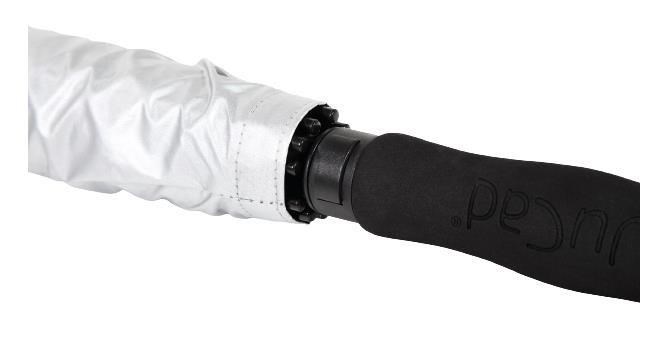 uCad Teleskop-Golfschirm 68" Automatik mit Schirmstift, schwarz