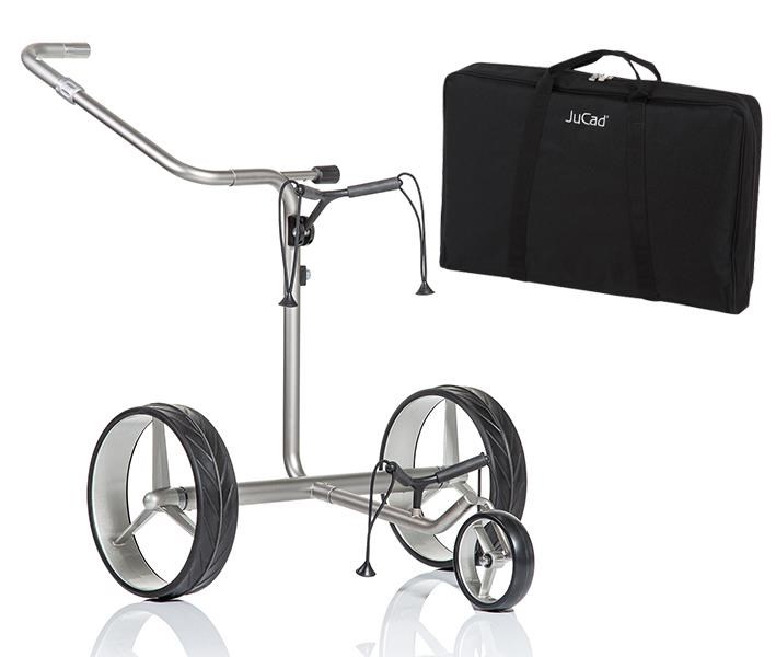JuCad Junior drive Edelstahl Elektrotrolley + Tragetasche