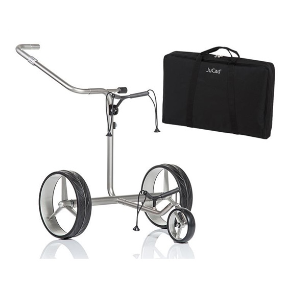 JuCad Junior drive Edelstahl Elektrotrolley + Tragetasche