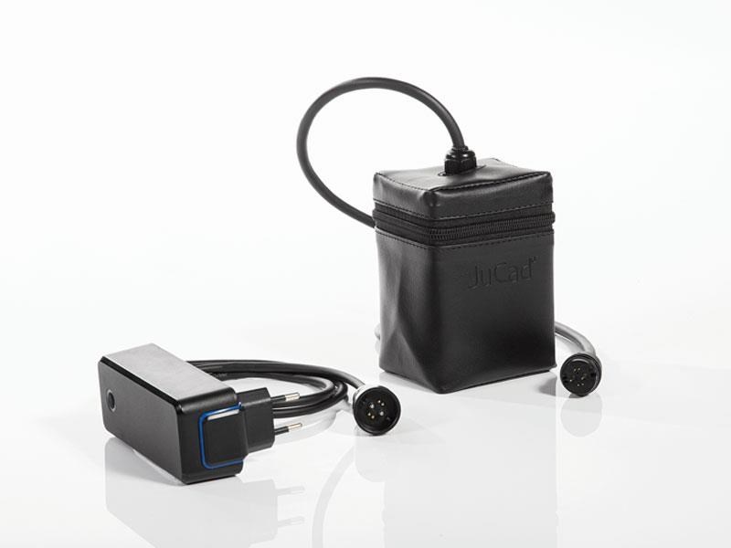 JuCad Junior drive Edelstahl Elektrotrolley + Tragetasche