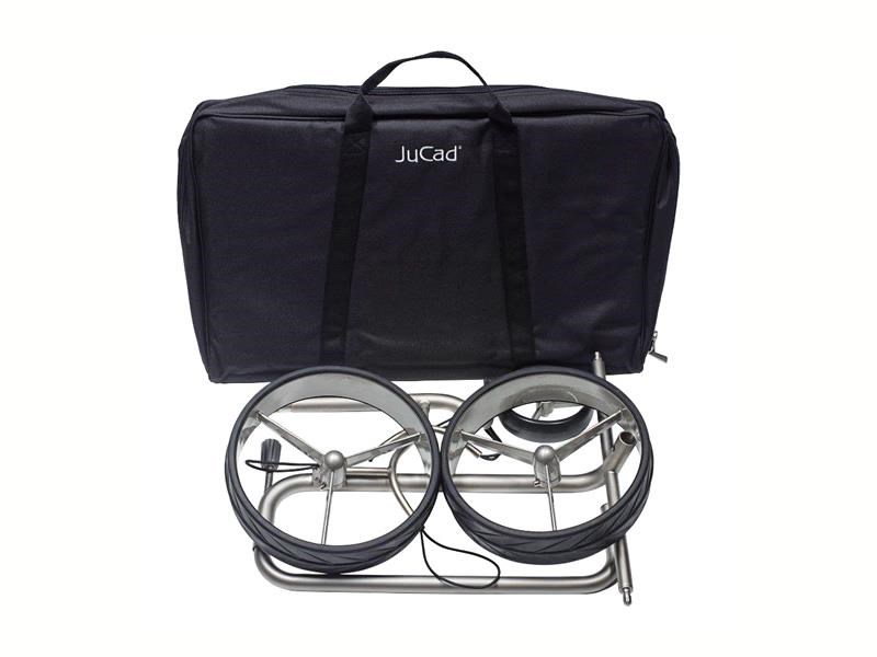 JuCad Junior drive Edelstahl Elektrotrolley + Tragetasche