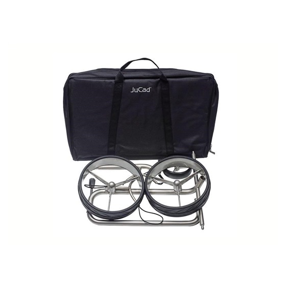 JuCad Junior drive Edelstahl Elektrotrolley + Tragetasche