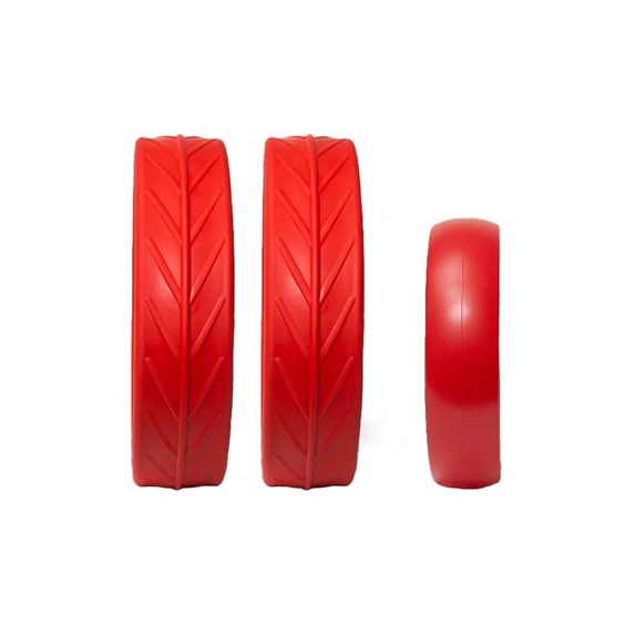 JuCad Bereifung, rot, 3Stk.