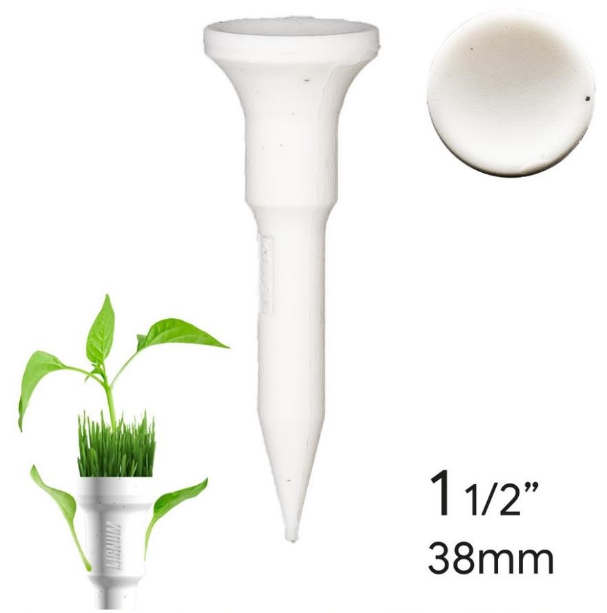 Lignum Tee Ecoline Plastiktees 38mm, 16Stk., weiss
