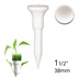 Lignum Tee Ecoline Plastiktees 38mm, 16Stk., weiss