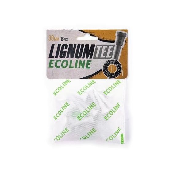 Lignum Tee Ecoline Plastiktees 38mm, 16Stk., weiss