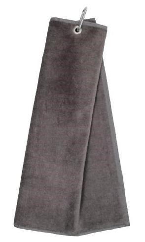 OEM Tri Fold Golf Handtuch, anthracite