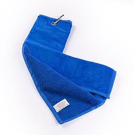OEM Tri Fold Golf Handtuch, blau