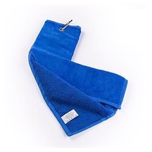 OEM Tri Fold Golf Handtuch, blau