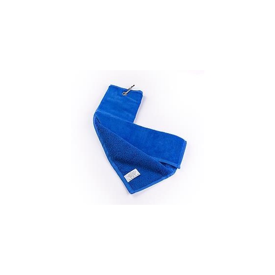 OEM Tri Fold Golf Handtuch, blau