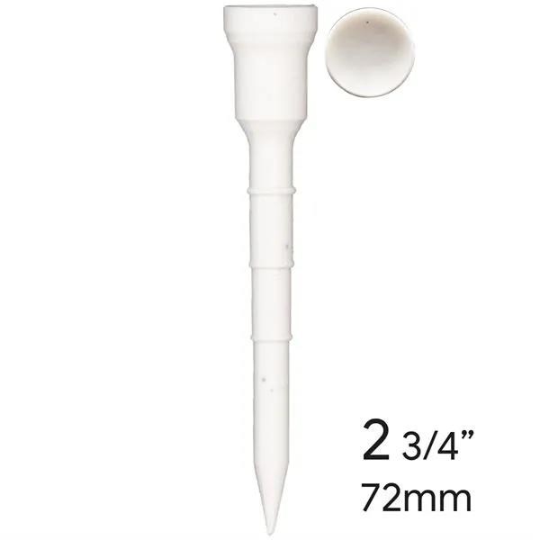 Lignum Tee Plastiktees 72mm, 12Stk., weiss