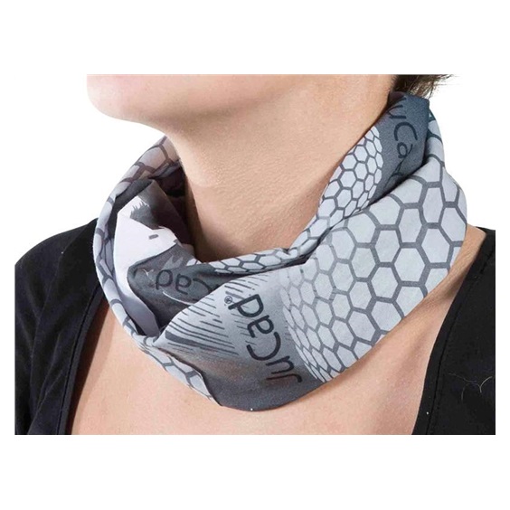 JuCad Multifunktion Halstuch, grau