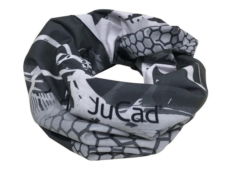 JuCad Multifunktion Halstuch, grau